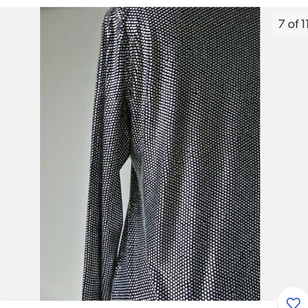 MICHAEL KORS Black EMBELLISHED BUTTON-DOWN SHIRT ✨brand new✨ - Picture 5 of 8